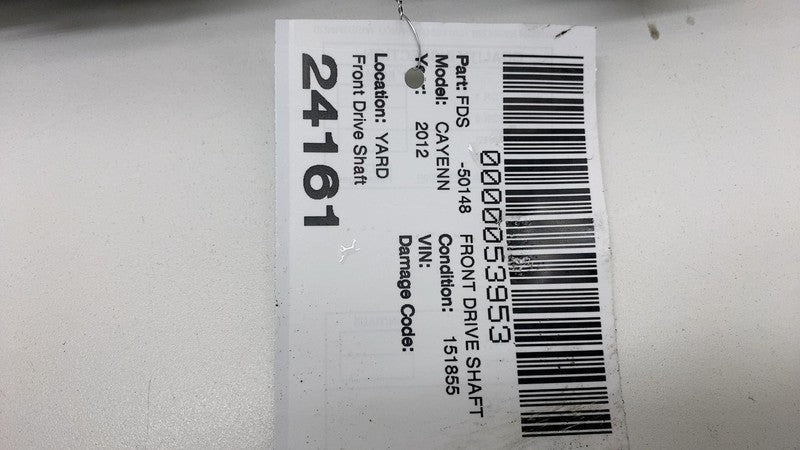 7P0521101J 2011-2018 Porsche Cayenne Front Drive Shaft Axle Propeller Shaft 7P0521101J AWD