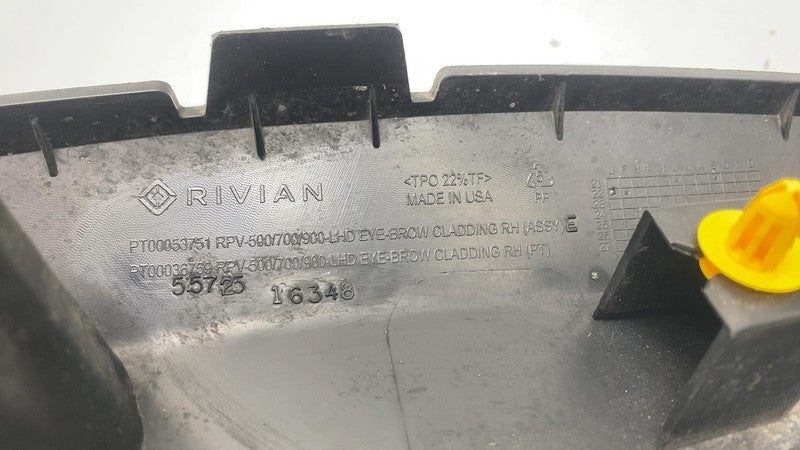 ⭕ 2022 Rivian EDV-700 Front Right Wheel Arch Cladding Flare Molding PT