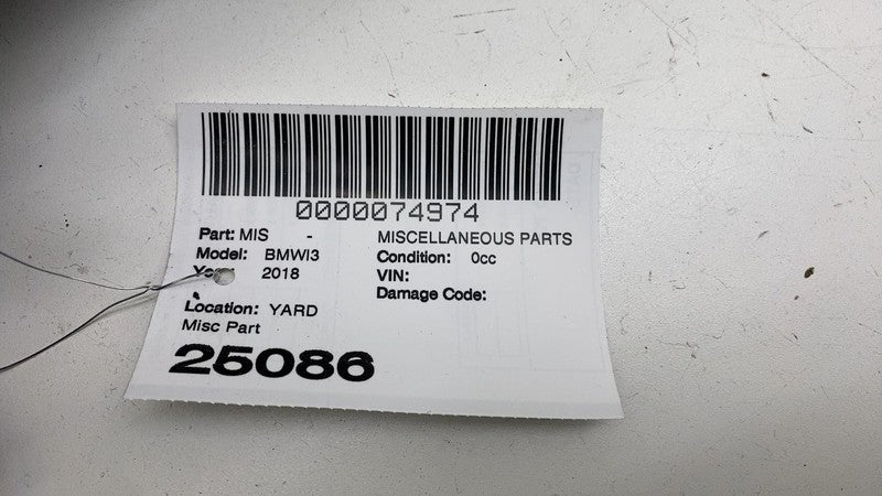 7306606-13 ⭕ 2018 BMW i3 I01 Front Right A-Pillar Upper Trim Cover Panel w/ Speaker Tweeter