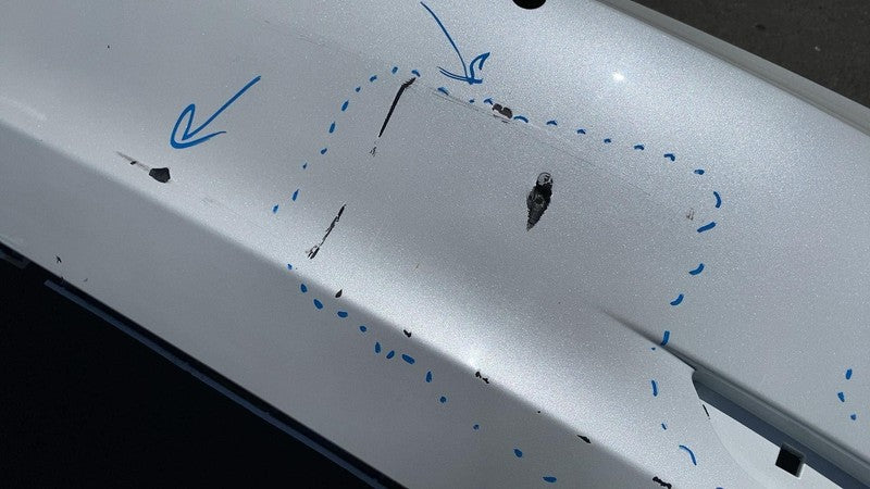 ⭕ 2017-2022 Tesla Model 3 M3 Rear Bumper Cover Multi-Coat Pearl Assy W