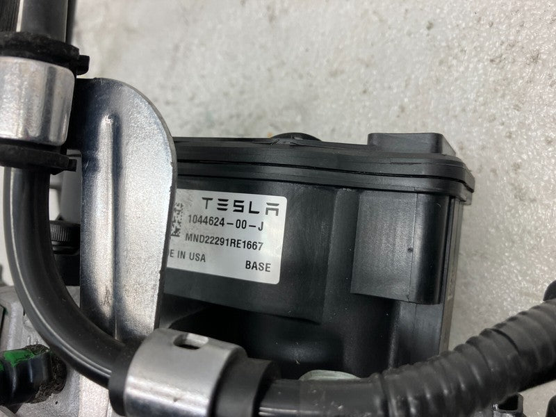 104462400J ⭕ 2020-2024 Tesla Model Y Rear Right Caliper + Brake Hose Line BASE 1044624-00-J