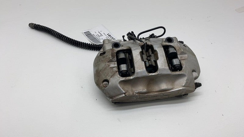 7P0 615 423 2011-2018 Porsche Cayenne Rear Driver Side Caliper w/ Brake Hose Line Left LH