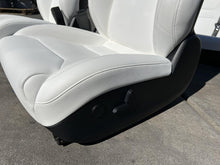 ⭕ 18-20 Tesla Model S Left & Right Front Bucket Seat + Rear 2nd Row Seat White