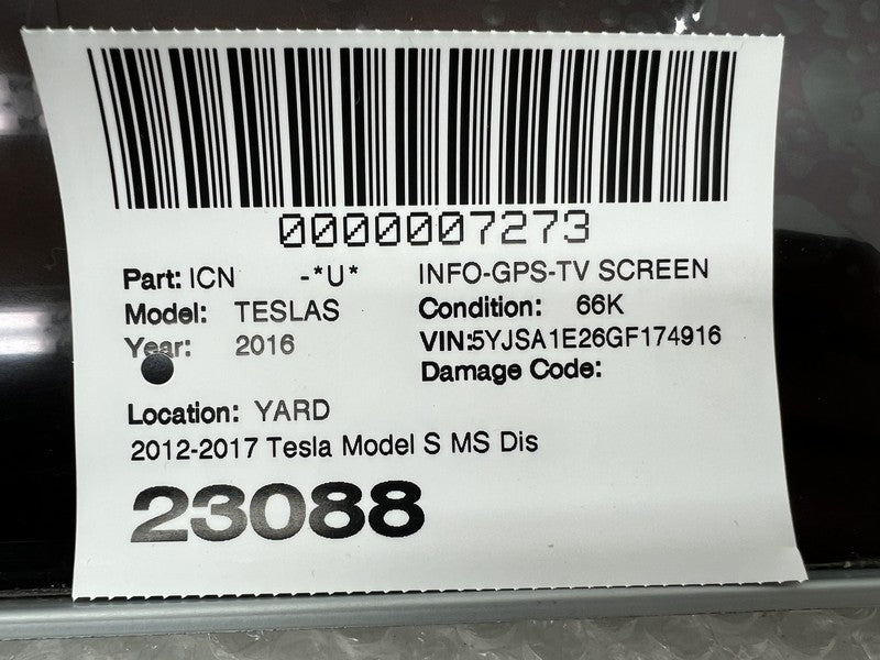 1447934 00 E ⭕16-20 Tesla Model S X Media Control MCU Infotainment & Speedometer 1451809-80-H