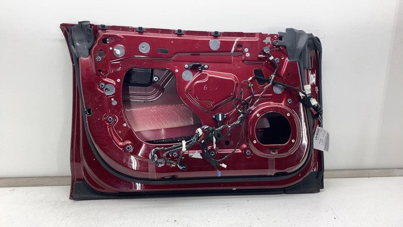 2012-2015 Tesla Model S Front Driver Side Door Shell Panel Left LH Red -PPSR OEM