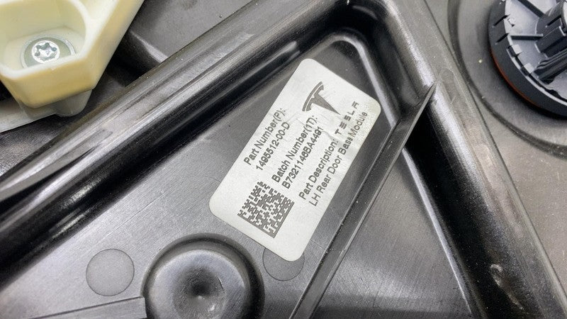 2020-2022 Tesla Model Y Rear Left Door Window Regulator & Motor w/ Bas