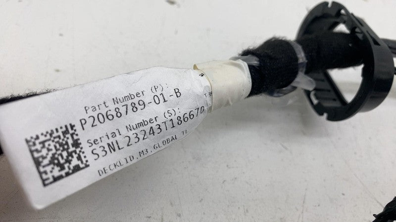 ⭕ 2021-2023 Tesla Model 3 M3 Trunk Lid Deck Lid Wire Wiring Harness 20