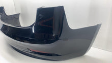 ⭕ 2017-2022 Tesla Model 3 Rear Bumper Cover w/ Park Sensor & Harness Black PBSB