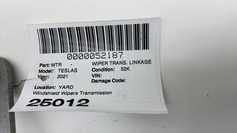 2021-2024 Tesla Model S MS Front Windshield Wiper Motor Mechanism Asse