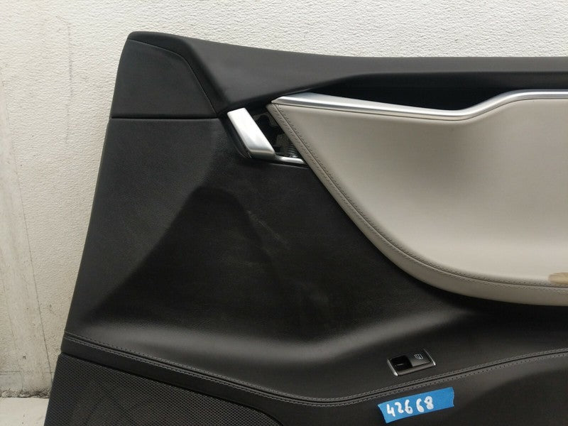 ⭕2012 2013 2014 2015 Tesla Model S MS Front Passenger Door Panel Trim Card Right