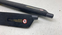 ⭕ 2016-2023 Tesla Model X PAIR Front Left & Right Sun Visor Black Sunvisor Assy