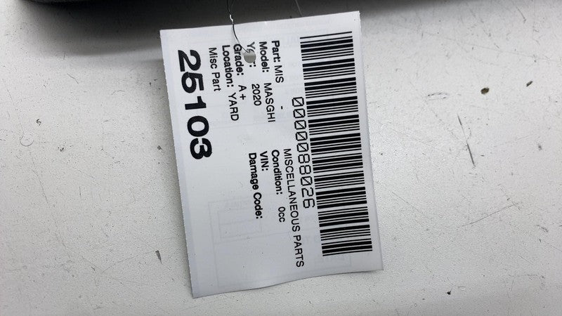 06700729090 ⭕ 14-20 Maserati Ghibli Rear Driver Side C-Pillar Cover Trim Left LH 06700729090