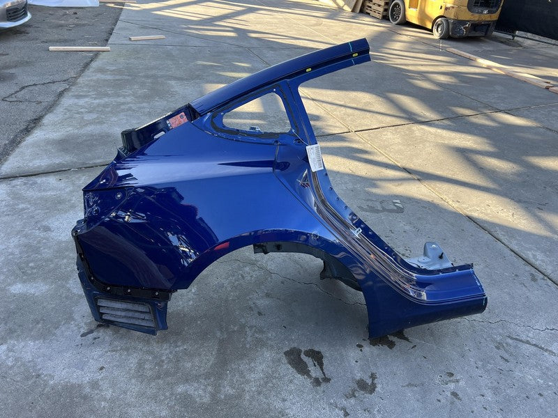 ⭕ 2017-2020 Tesla Model 3 Rear Right Quarter Panel Structural Cut Out Blue PPSB