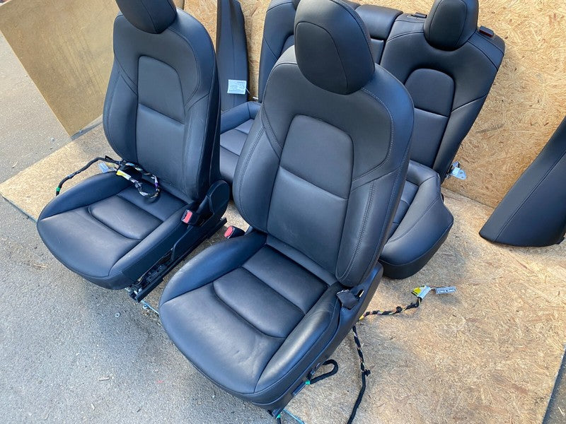 ⭕ 2017-2023 Tesla Model 3 Front Left & Right Bucket & Rear Bench Seat + Bolster