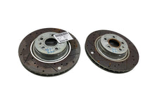 ⭕ 2012-2015 Tesla Model S SET of 2 Front Left & Right Brake Disc Rotor (Drilled)