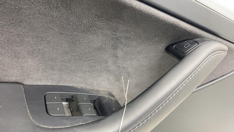 ⭕ 20-24 Tesla Model Y Front Driver Side Door Panel Trim Card Cover White Left LH