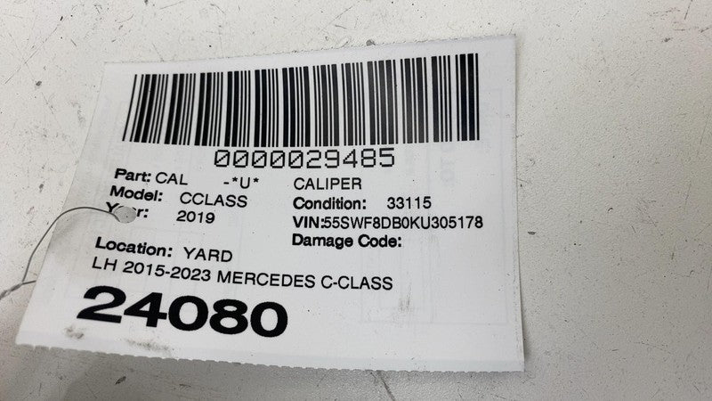 ⭕ 15-23 Mercedes C-Class C300 W205 Front Left Caliper w/ Brake Hose A2