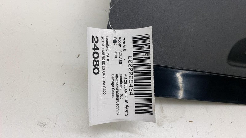 A20536908104 15-21 Mercedes Benz C300 W205 Trunk Latch Lock Sill Scuff Plate Trim A2053690810