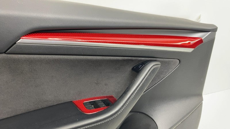 ⭕ 2021-2023 Tesla Model 3 Front Left Interior Door Panel Trim Card 159