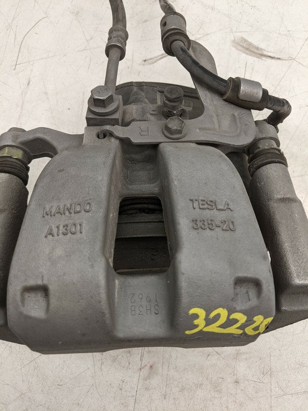 1044624-00-H ⭕ 2017-2025 Tesla Model 3 Rear Right Caliper + Brake Hose Line BASE 1044624-00-H