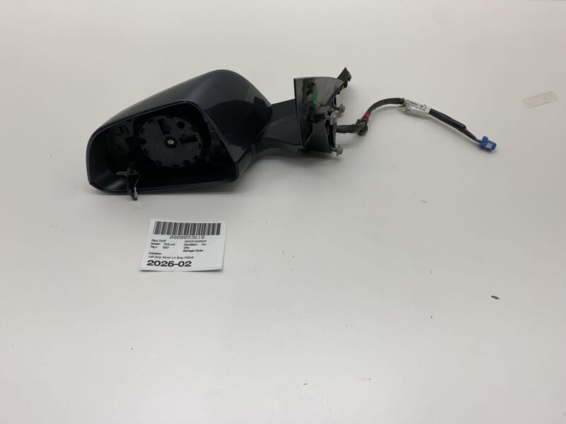 2021-2023 Tesla Model 3 Left Exterior Rear View Door Mirror (No Glass) Gray-PMNG