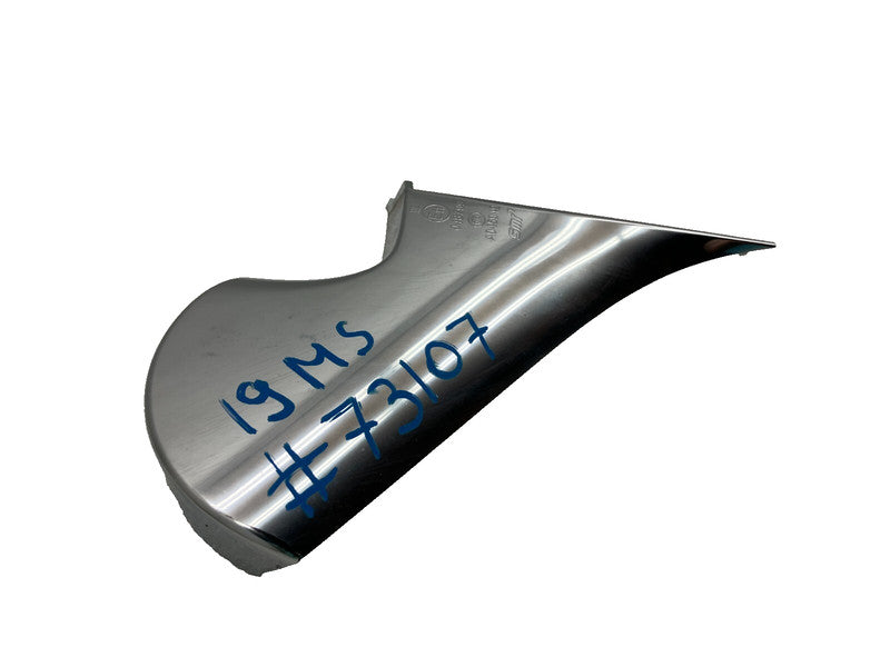 E11 048799 ⭕ 2017-2020 Tesla Model 3 Front Left Exterior Mirror Lower Mounting Cover Chrome