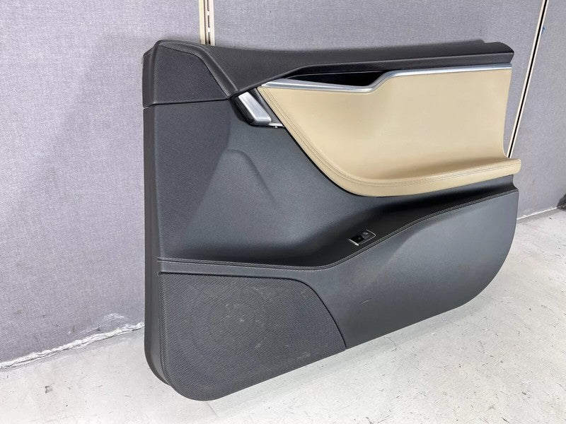 ⭕ 12-20 Model S MS Front Right Interior Door Panel Trim Card Cover 100