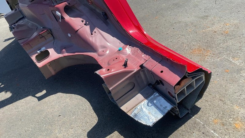 ⭕ 2017-2020 Tesla Model 3 Rear Left Quarter Panel Structural Frame Cut Red PPMR