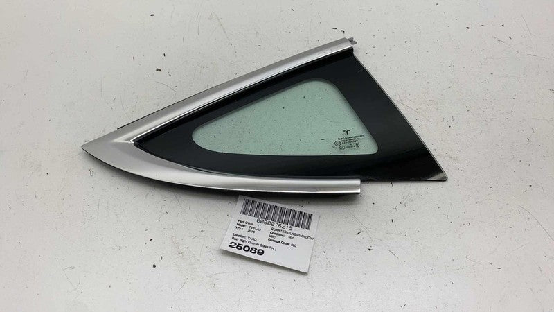 1080706-00 ⭕ 2017-2020 Tesla Model 3 Rear Right Quarter Fixed Window Glass OEM 1080706-00