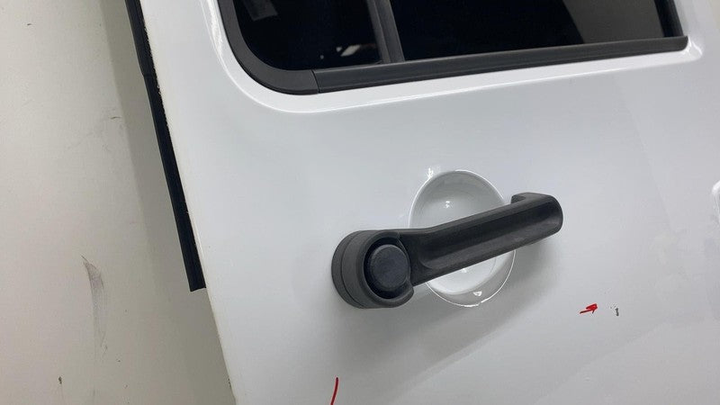 ⭕ 12-18 Jeep Wrangler Rear Passenger Door Panel + Window Glass Right White - PW7