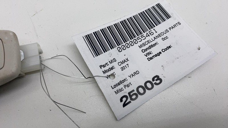 2013-2018 Ford C-Max Rear Overhead Dome Map Light Reading Lamp