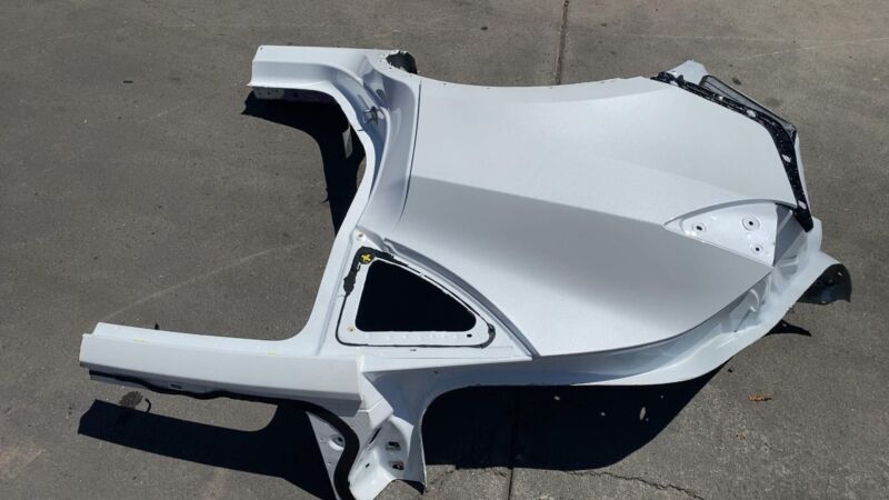 ⭕ 20-23 Tesla Model Y Rear Passenger Side Quarter Panel Structural Cutout Right