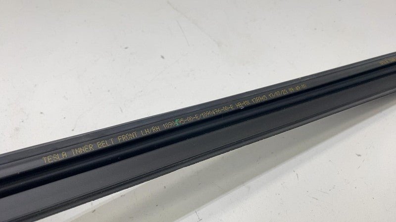 ⭕ 17-23 Model 3 Front Left Door Window Inner Belt Weatherstrip Seal 10