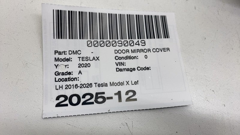 ⭕ 16-26 Tesla Model X Driver Side Mirror Cap Cover Left Blue PPSB 1054