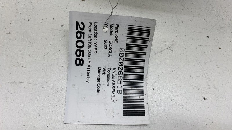 A2973330700 ⭕2022 EQS 450+ V297 Front Left Spindle Knuckle Wheel Hub w/ Control Arm Link RWD