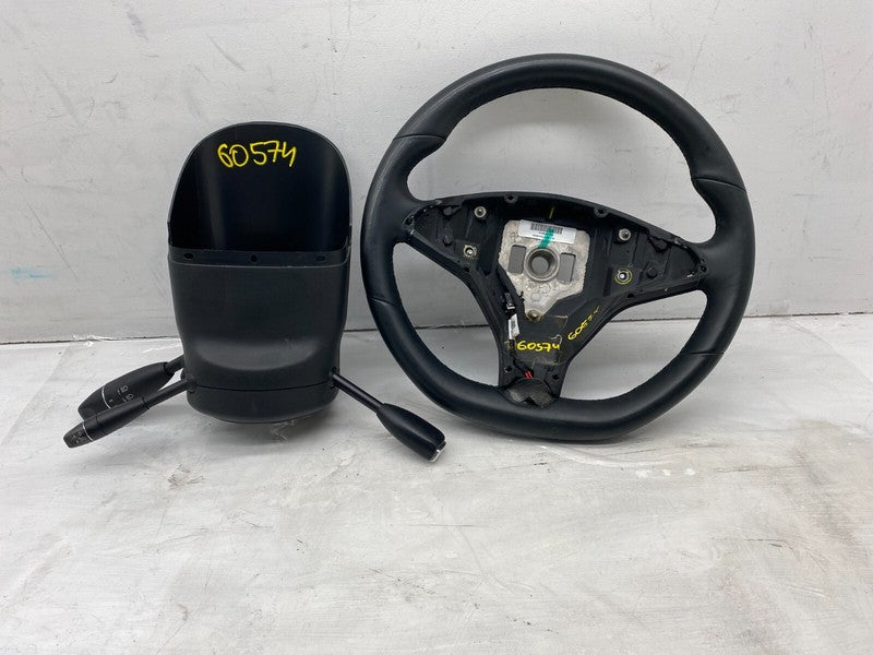 1036774-00-C ⭕12-20 Model S X Steering Wheel Leather w/ Wiper Turn Signal Switch 1036774-00-D
