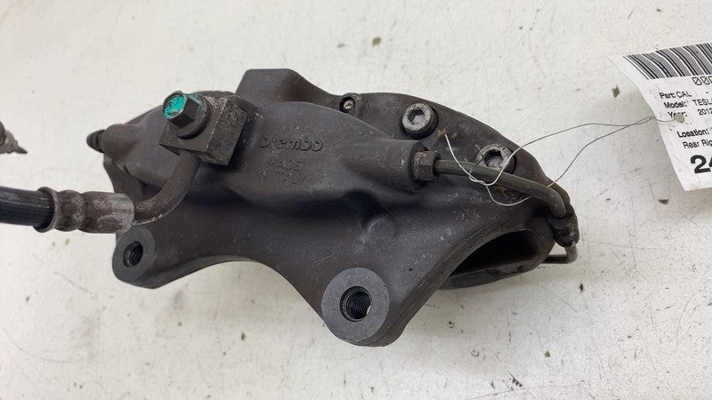 ⭕2012-2020 Tesla Model S MS Rear Passenger Side Caliper w/ Brake Hose 