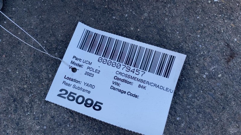 32333923 ⭕ 21-23 Polestar 2 Rear Subframe Cradle Crossmember w/ Stabilizer Bar 32333923