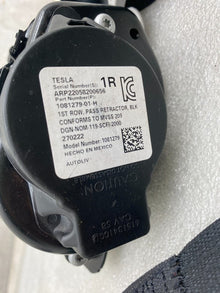 ⭕ 2017-2023 Tesla Model 3 Front Right 1st Row Seat Belt & Retractor 1081279-01-H