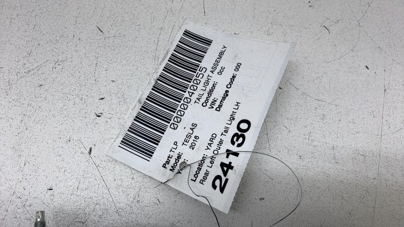 600591800G ⭕ 2012-2022 Tesla Model S Rear Taillight LED Outer Tail Lamp Left 6005918-00-E