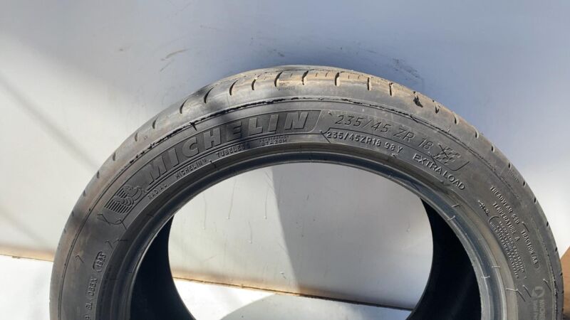 ⭕ 2017-2023 Tesla Model 3 Michelin Wheel Tire 235/45ZR18 Pilot Sport All Season