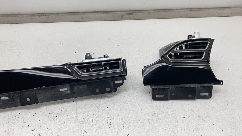 600762800C 12-15 Model S SET of Dash A/C Air Vent Outlet Dashboard Trim Panel  6007629-00-C