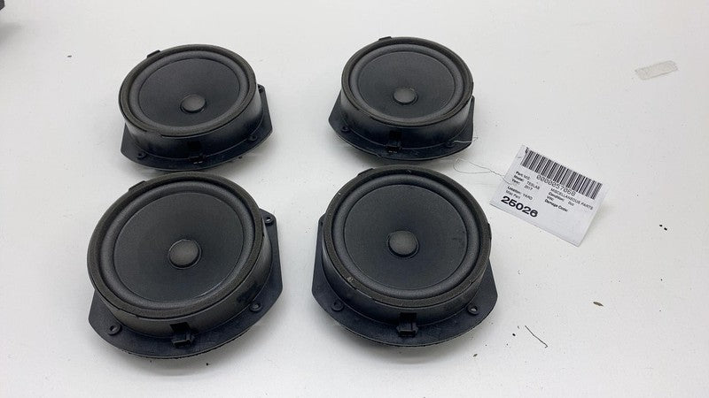 100483302A 2012-2020 Tesla Model S X Infotainment Audio Speaker Mid Woofer 1004833-02-A x4
