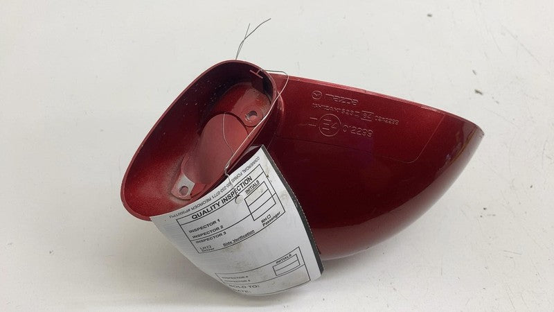 ⭕ 09-15 Mazda MX-5 Miata Right Exterior Rear View Door Mirror Cap Cover Red 41G
