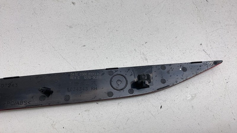 ⭕ 2016-2020 Tesla Model X MX Rear Side Bumper Lamp Reflector Light Rig