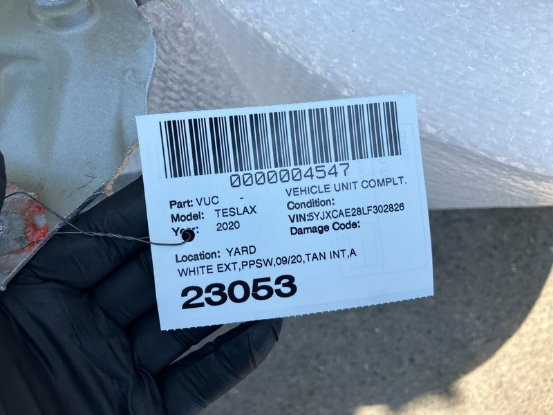 ⭕2016-2020 Tesla Model X Right A+B Pillar Door Frame & Quarter Structural Cut RH