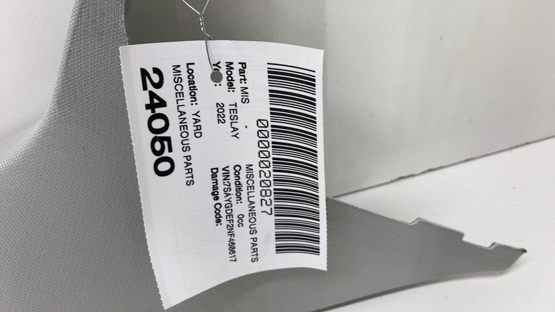 ⭕ 20-23 Tesla Model Y Front A-Pillar Upper Trim Cover Panel Right 1494