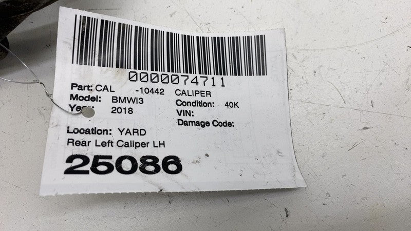 6883019-01 ⭕14-20 BMW i3 I01 Rear Driver Side Caliper w/ Brake Hose Line Left OEM 6883019