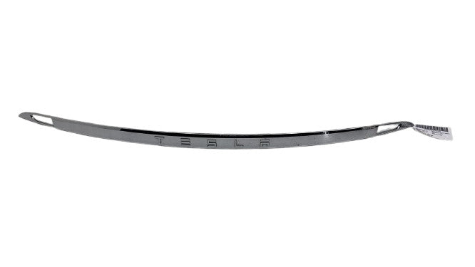 ⭕ 12-20 Tesla Model S Rear Liftgate Trunk Lid Chrome Trim Molding 1025776-00-A