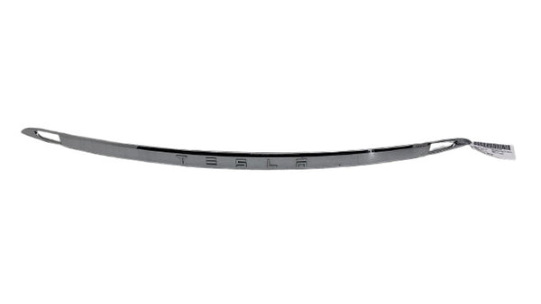 ⭕ 12-20 Tesla Model S Rear Liftgate Trunk Lid Chrome Trim Molding 1025776-00-A